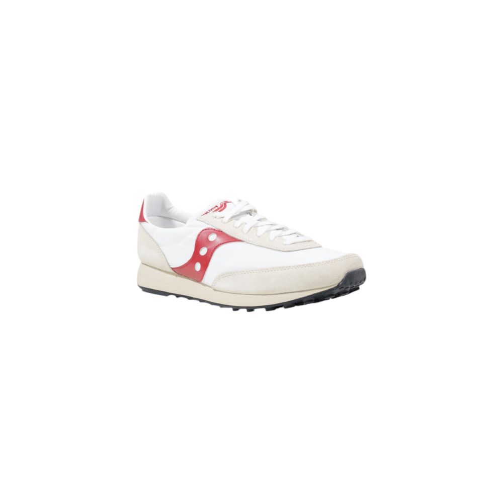 Saucony White Leather Athletic Men's Sneakers