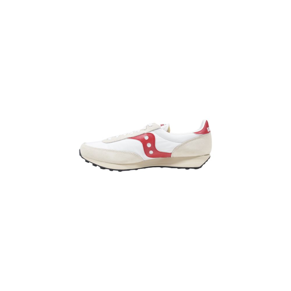 Saucony White Leather Athletic Men's Sneakers