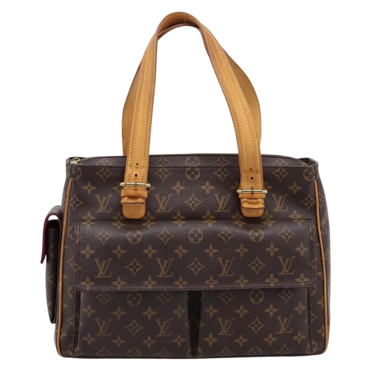 Louis Vuitton Multipli Cite Monogram Canvas Brown Canvas Shoulder Bag Bag (Pre-Owned)