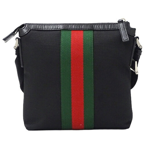 Gucci Ophidia Black Synthetic Shoulder Bag (Pre-Owned)