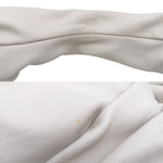 Bottega Veneta Pouch White Leather Shoulder Bag (Pre-Owned)