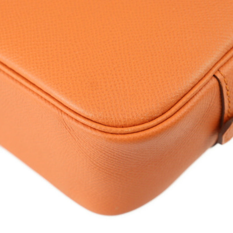 Hermès Plume Orange Leather Handbag (Pre-Owned)