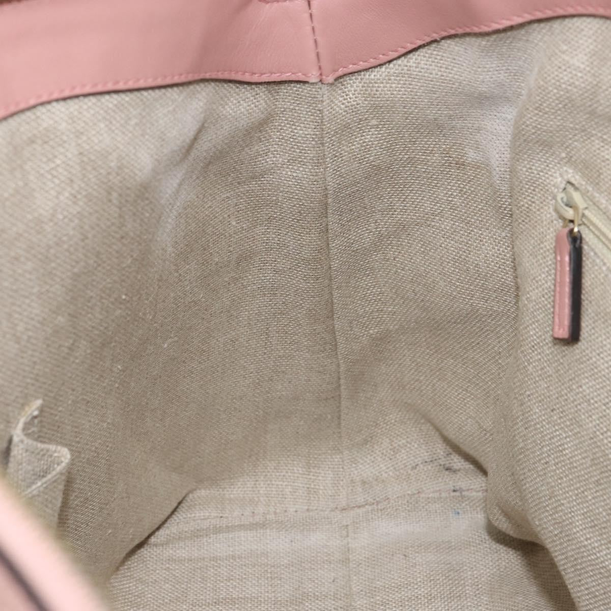 Gucci Britt Convertible Dome Satchel Microguccissima Leather Pink Leather Tote Bag Bag (Pre-Owned)
