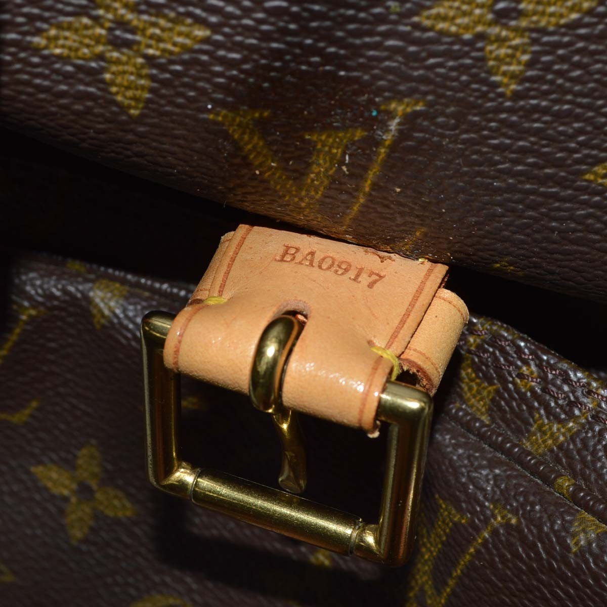 Louis Vuitton Vintage Montsouris Monogram Canvas Brown Canvas Backpack Bag (Pre-Owned)