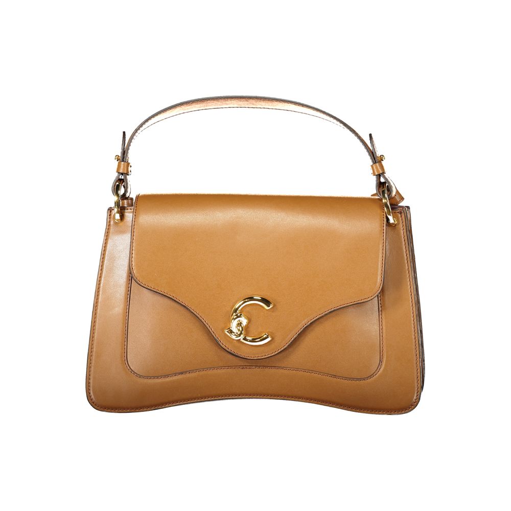 Coccinelle Marrone Leather Women Women's Handbag