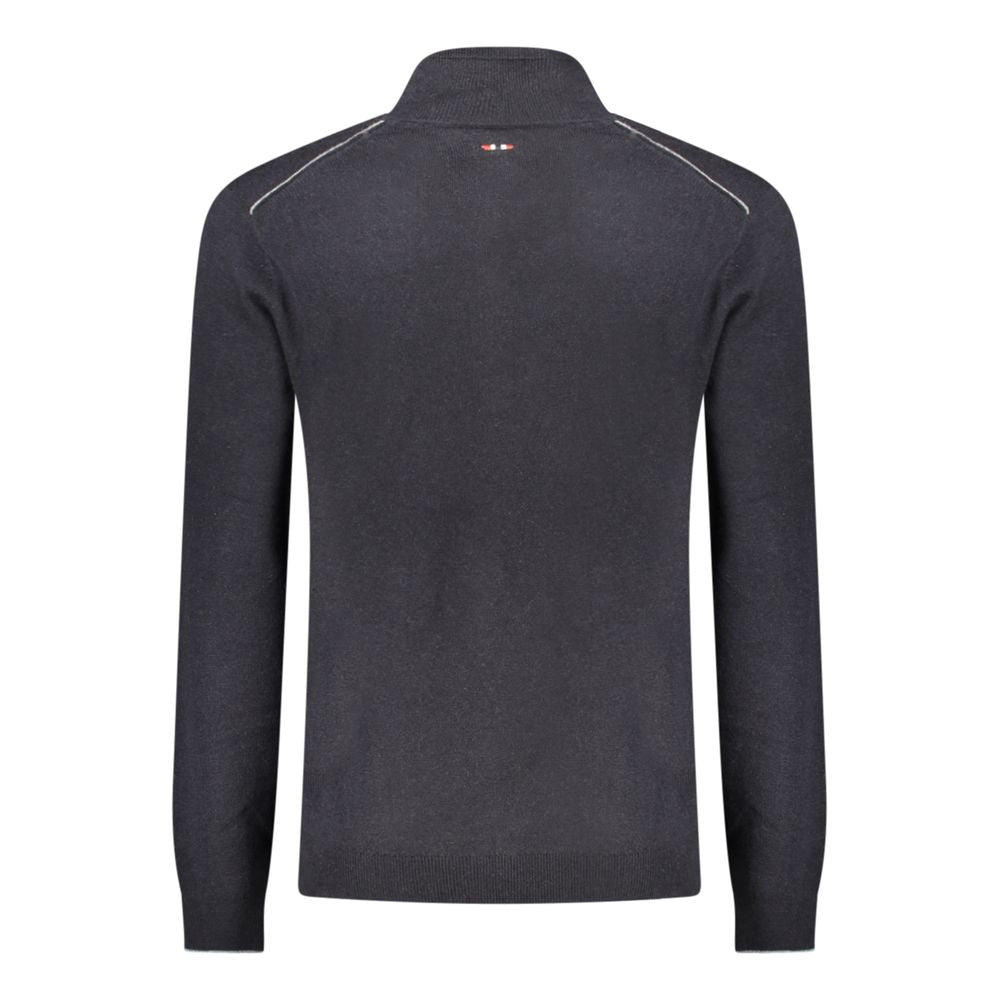 Napapijri Black Wool Mens Men's Sweater