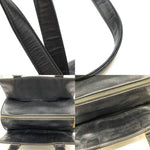 Chanel Chocolate Bar Black Leather Handbag (Pre-Owned)