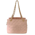 Chanel Shopping Pink Leather Tote Bag (Pre-Owned)