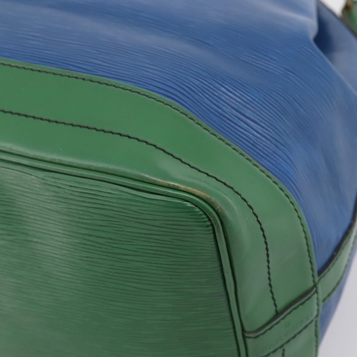 Louis Vuitton Bicolor Noe Epi Leather Blue Leather Handbag (Pre-Owned)