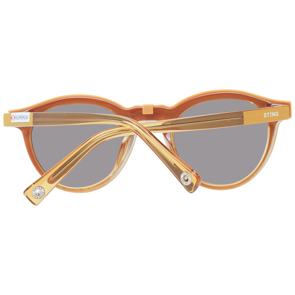 Sting Brown Acetate & Plastic Glasses  (Frames)