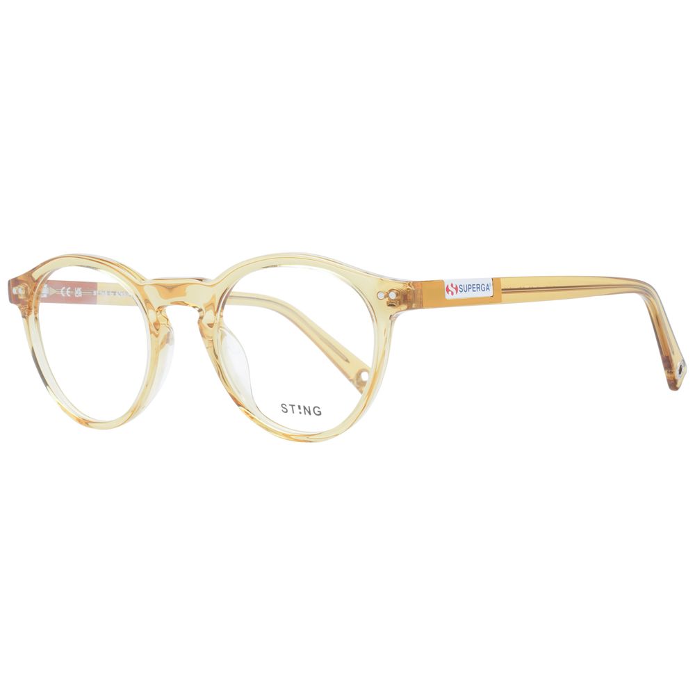 Sting Brown Acetate & Plastic Glasses  (Frames)