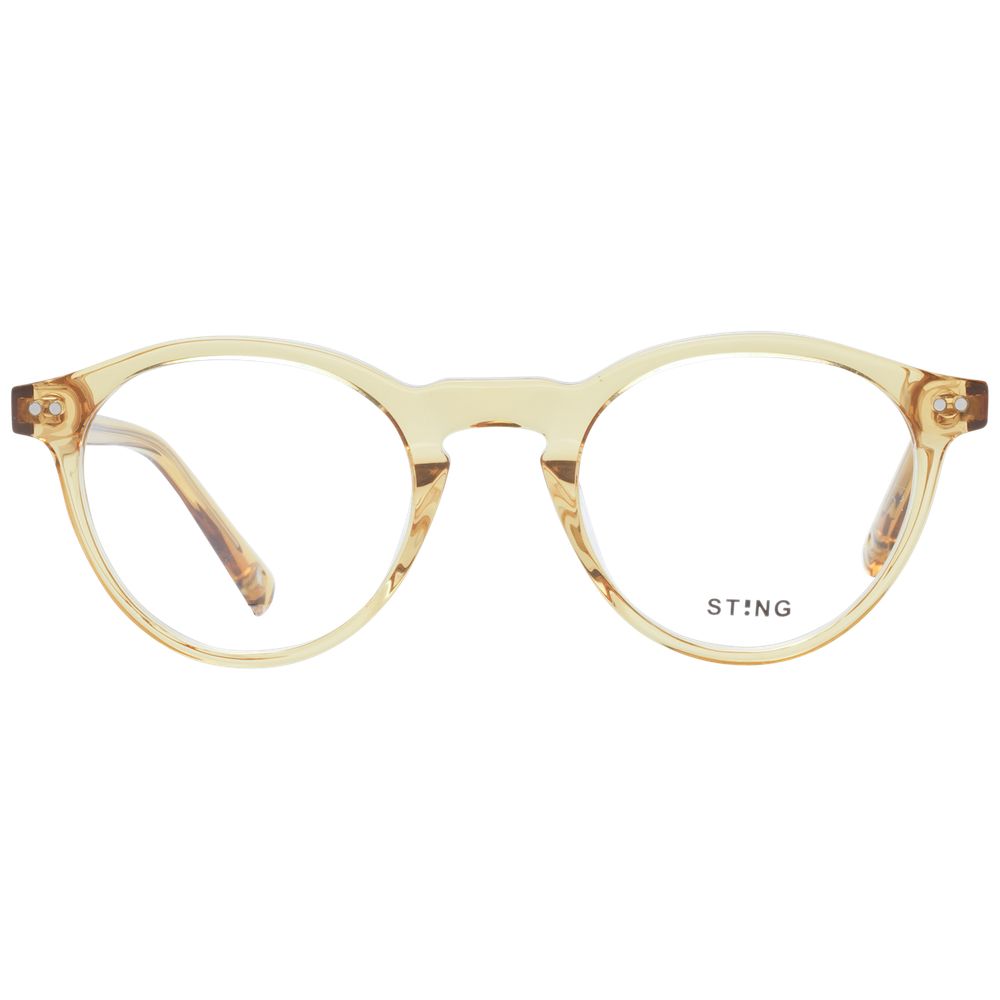 Sting Brown Acetate & Plastic Glasses  (Frames)