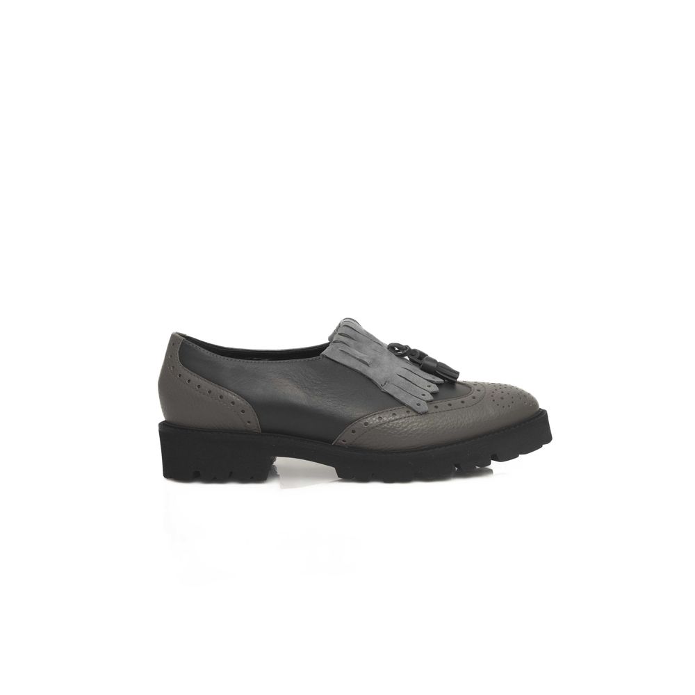 Cerruti 1881 Gray Cowhide Women Women's Loafer