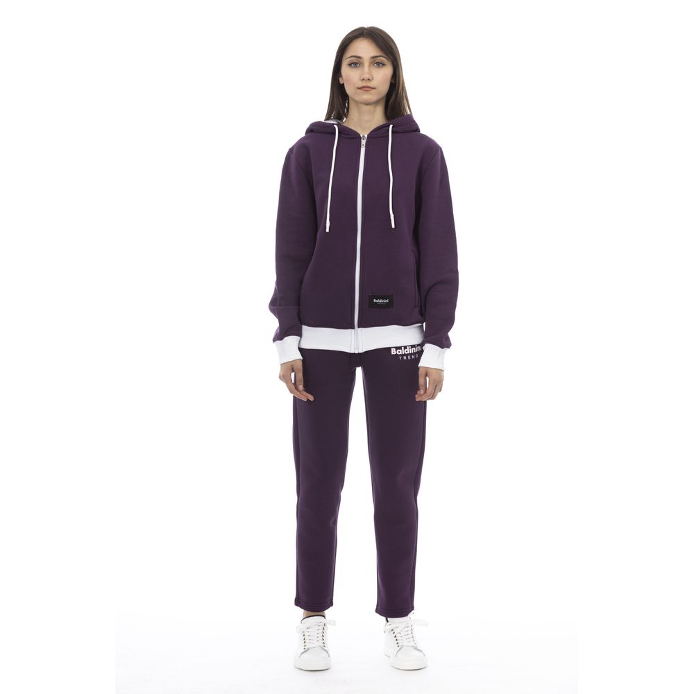 Baldinini Trend Purple Cotton Women Women's Sweater
