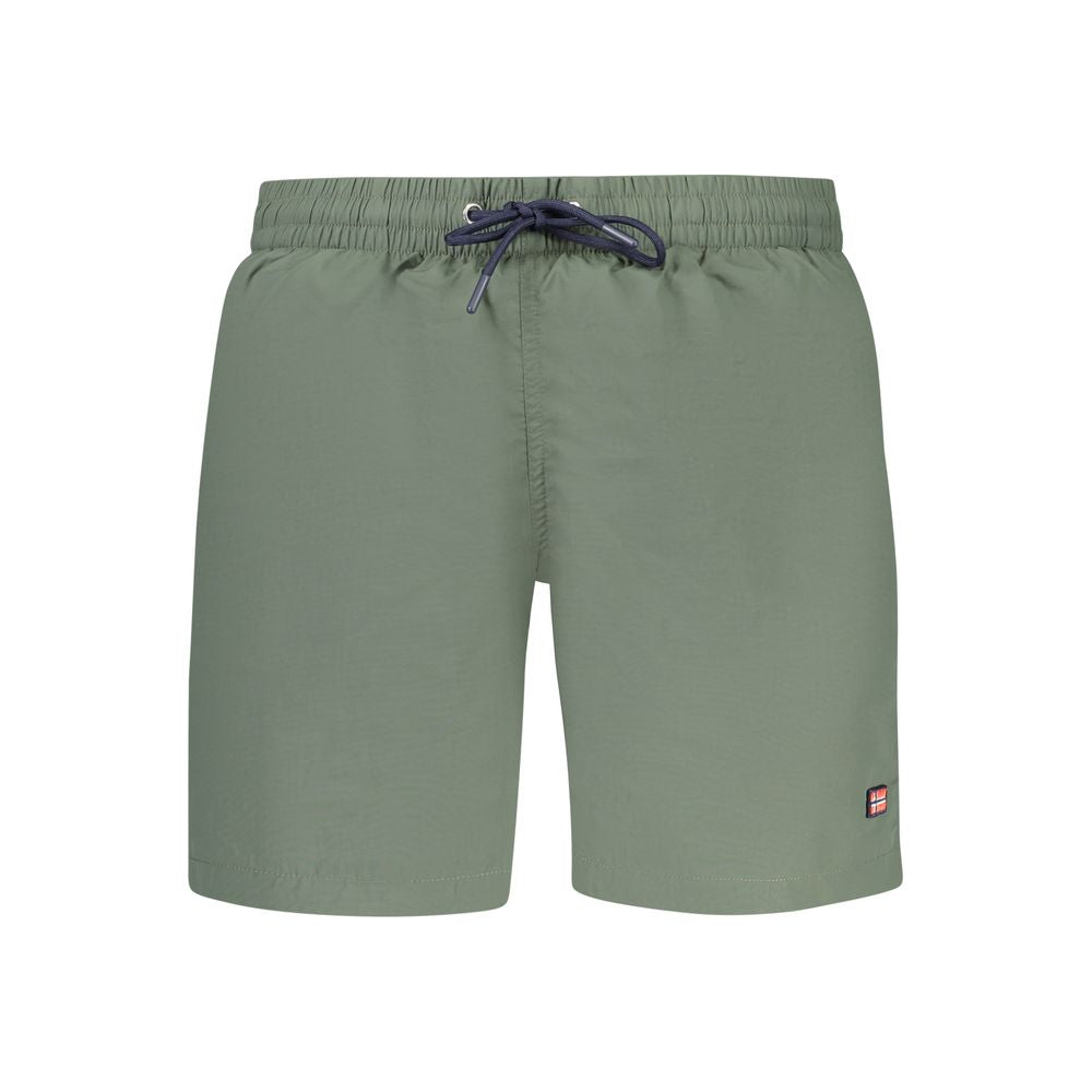 Norway 1963 Verde Poliammide Men Swim Men's Boxer