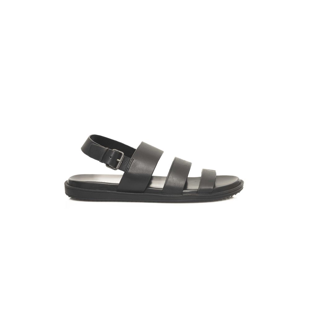 Cerruti 1881 Black Cowhide Men Men's Sandal
