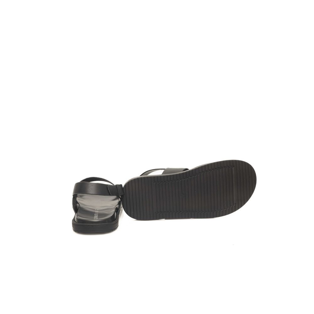 Cerruti 1881 Black Cowhide Men Men's Sandal