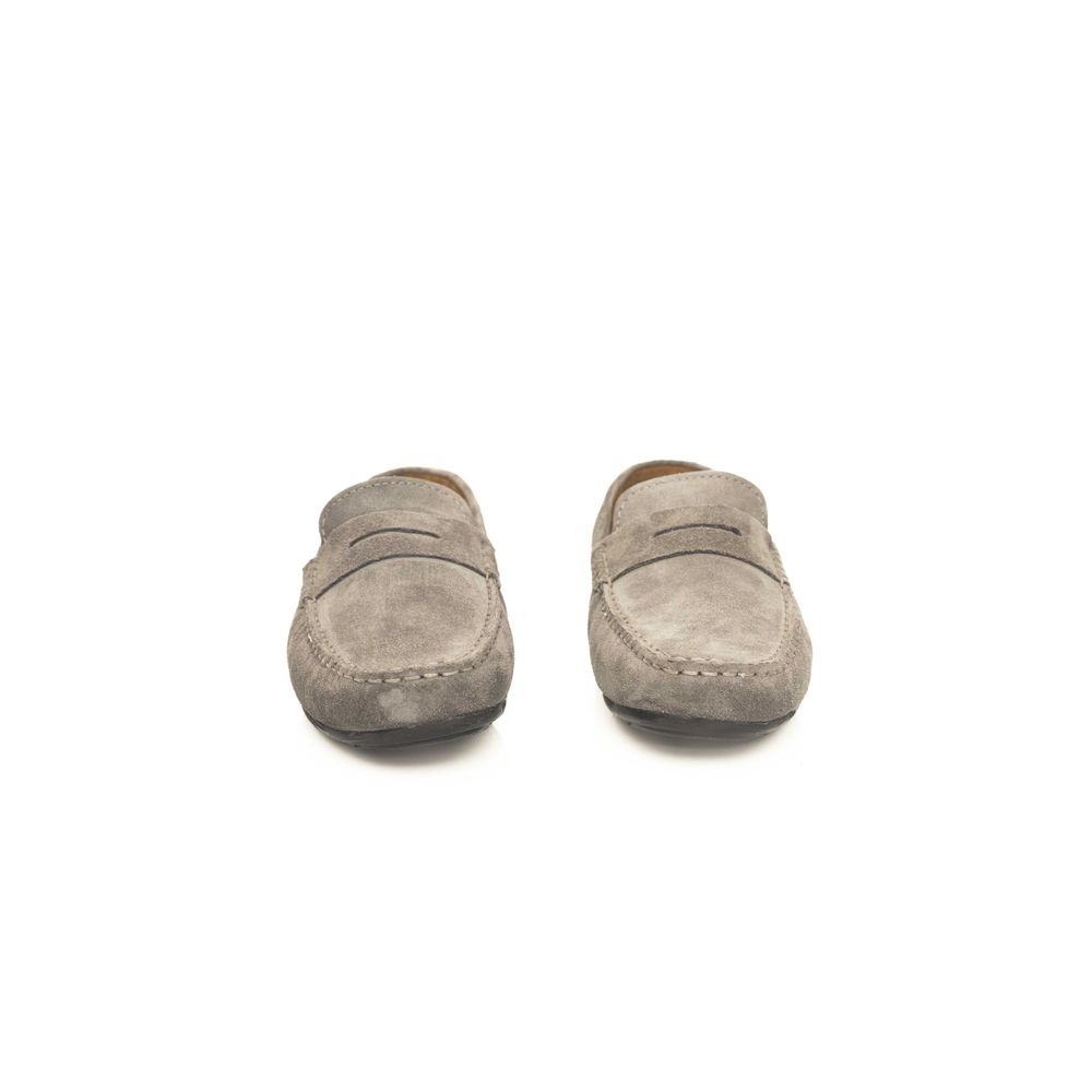 Cerruti 1881 Gray Cowhide Men's Men's Loafer
