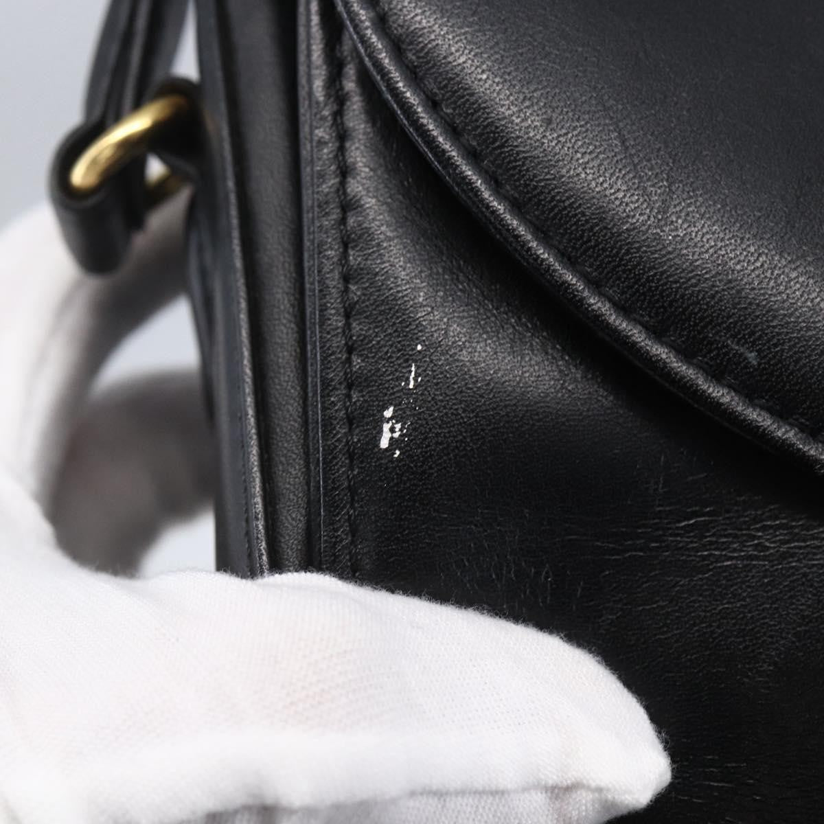 Givenchy Handbag Leather Black Leather Handbag (Pre-Owned)