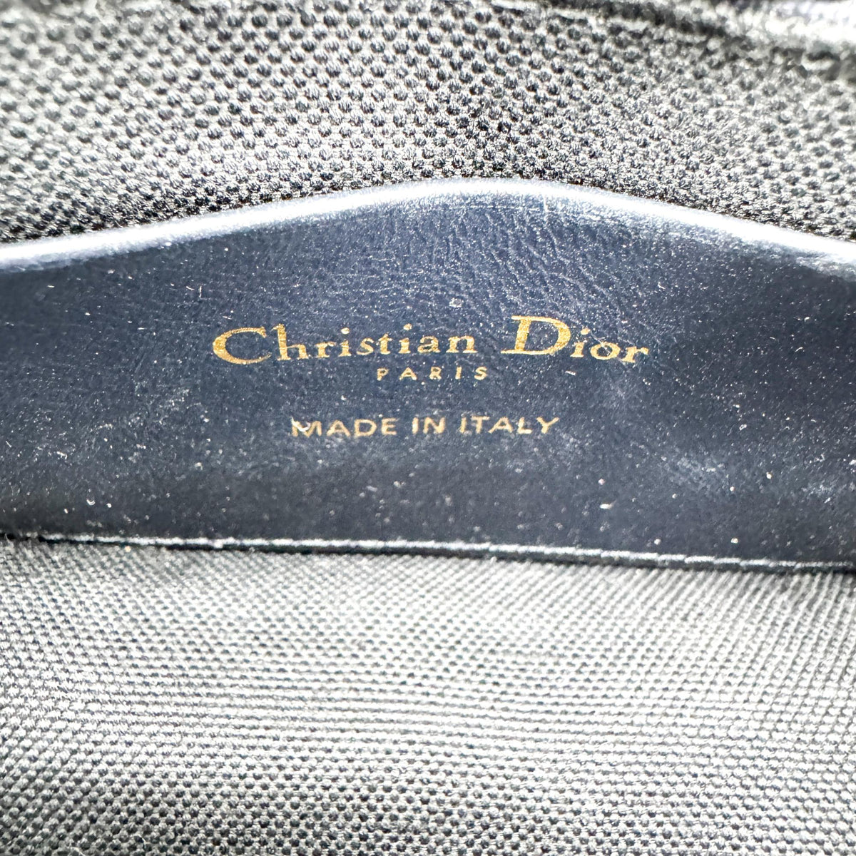 Christian Dior 30 Montaigne Nano Convertible Belt Oblique Canvas Navy Canvas Clutche & Pouche Bag (Pre-Owned)