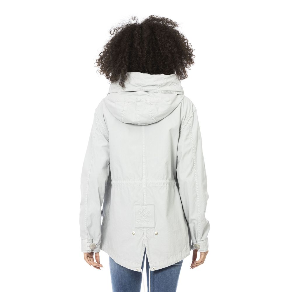 Mr&Mrs Italy Silver Cotton Women Parka Women's Jacket
