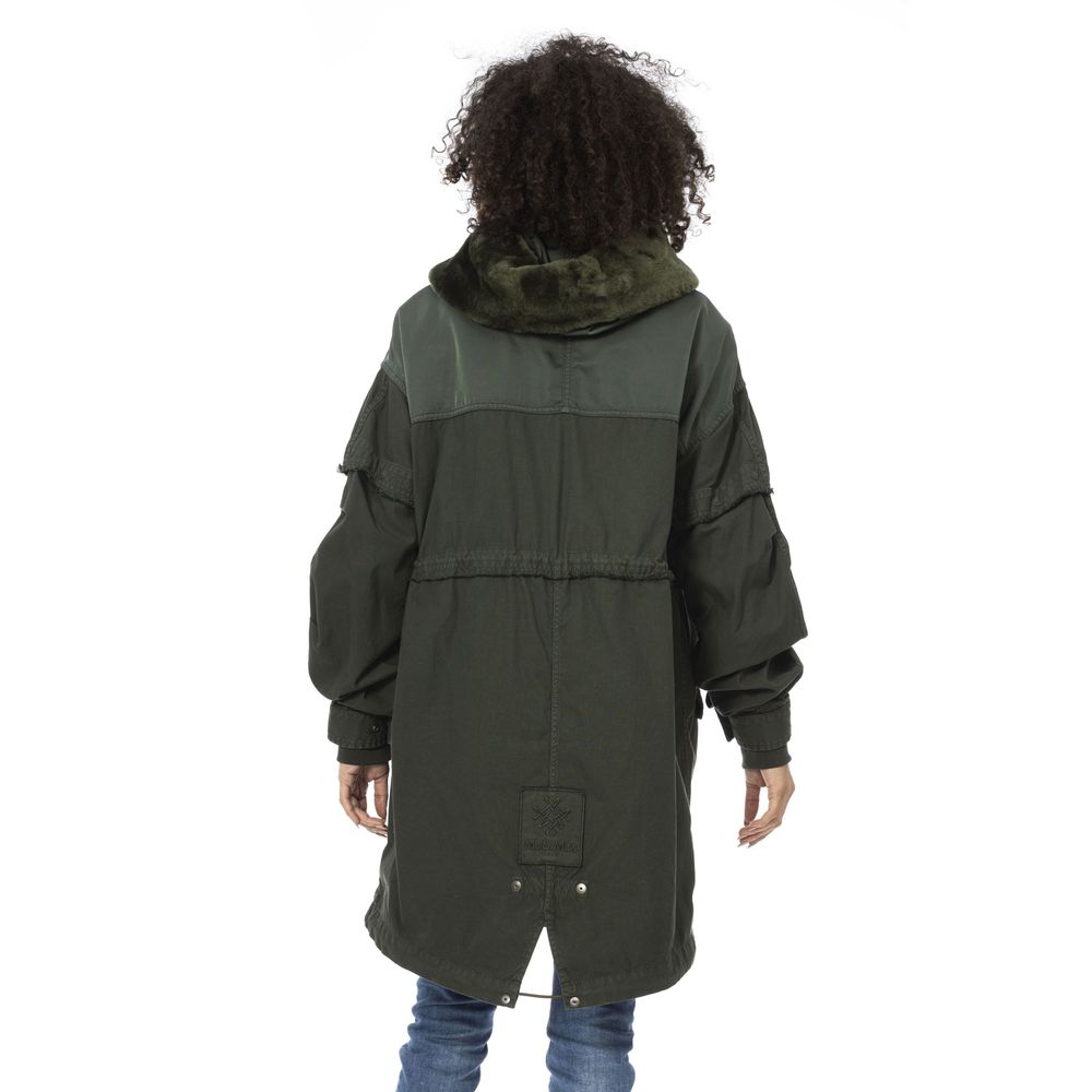 Mr&Mrs Italy Green Cotton Women Women's Parka