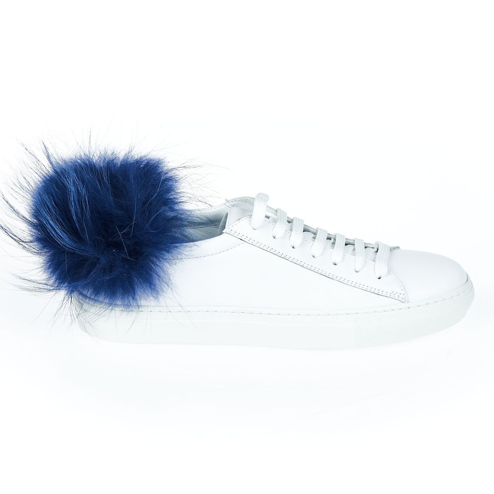 Mr&Mrs Italy White Lamb Leather Women Women's Sneaker