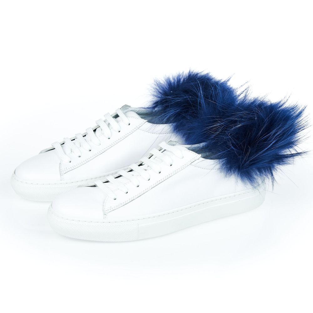 Mr&Mrs Italy White Lamb Leather Women Women's Sneaker