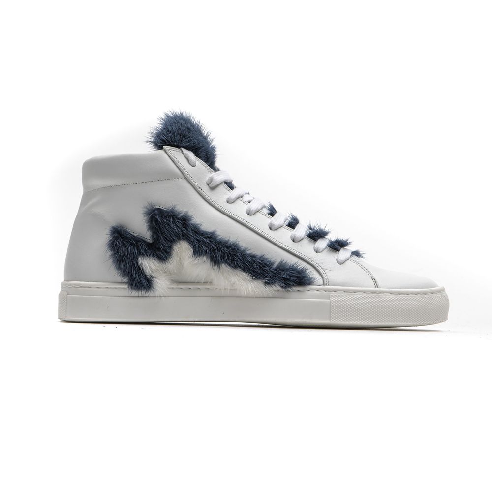 Mr&Mrs Italy White Leather Women Women's Sneaker
