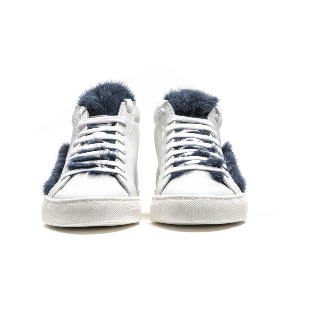 Mr&Mrs Italy White Leather Women Women's Sneaker