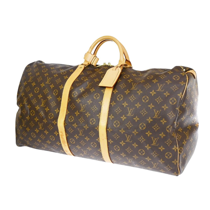 Louis Vuitton Keepall 60 Brown Canvas Travel Bag (Pre-Owned)
