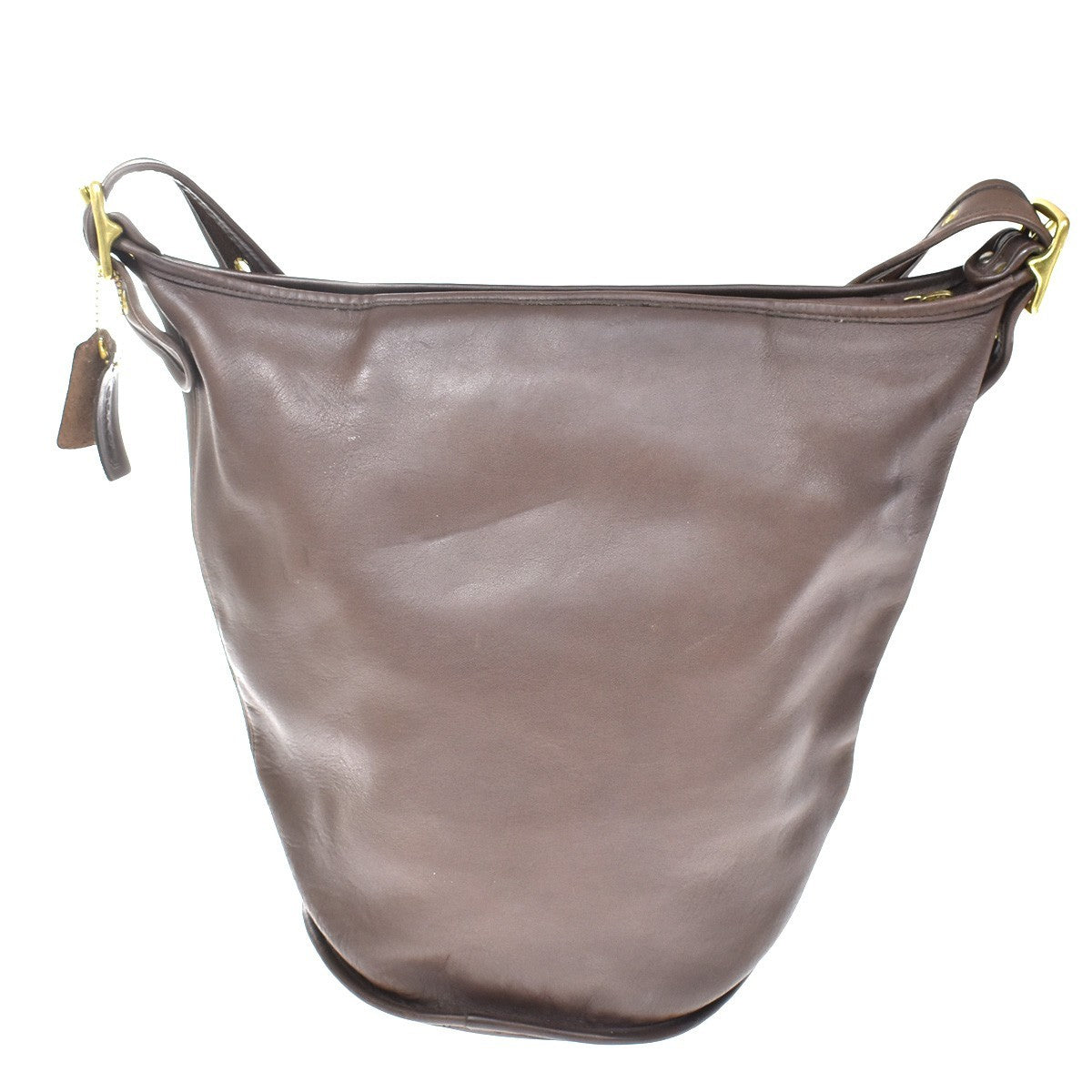 Coach Shoulder Leather Brown Leather Handbag (Pre-Owned)