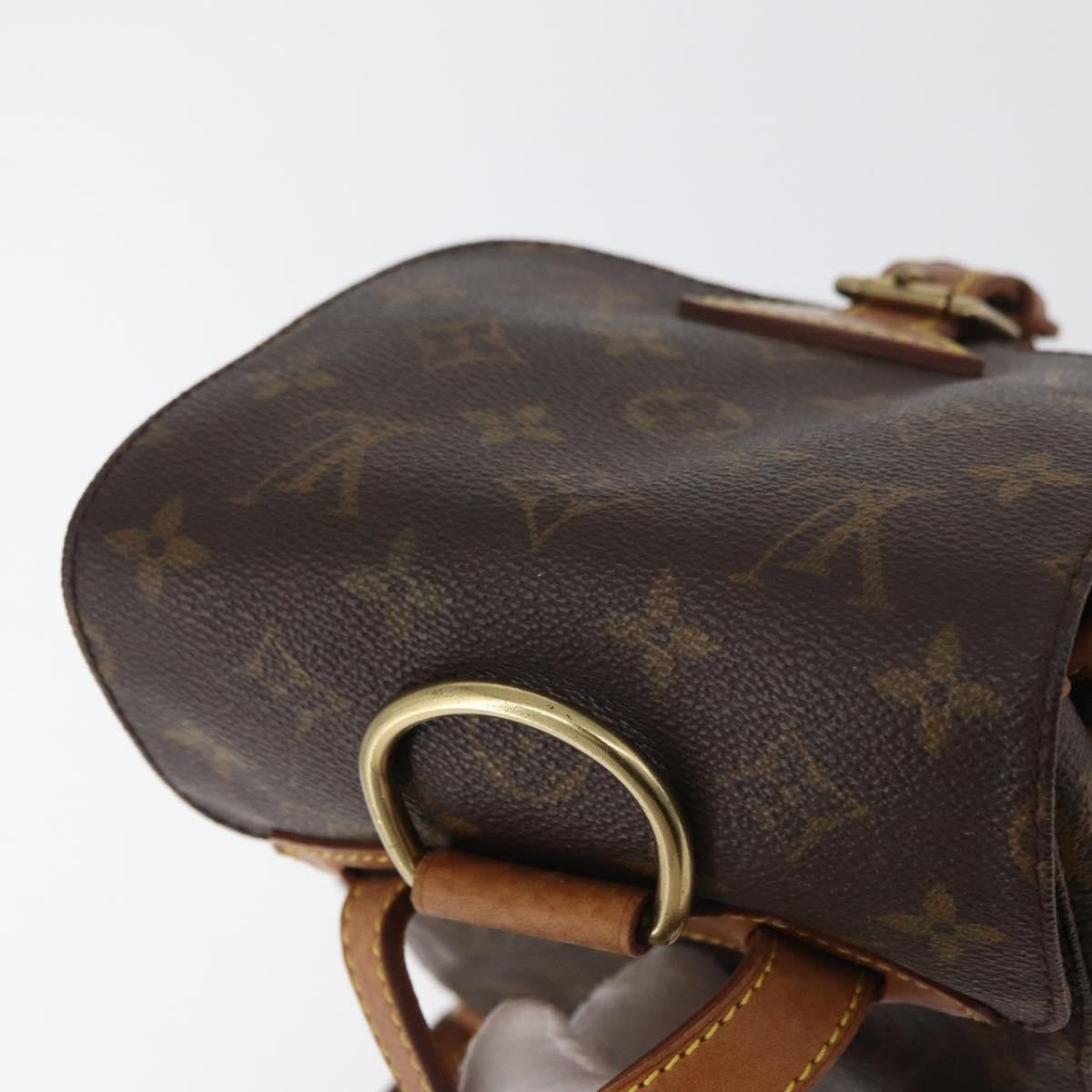 Louis Vuitton Vintage Montsouris Monogram Canvas Brown Canvas Backpack Bag (Pre-Owned)