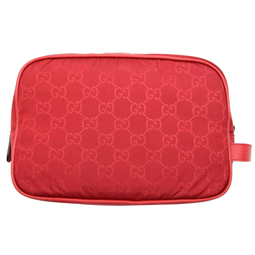 Gucci Red Canvas Handbag (Pre-Owned)