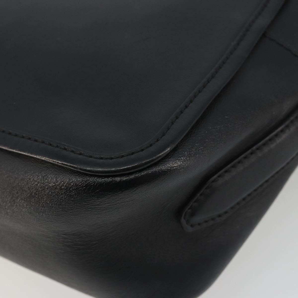 Fendi F Is Fendi Camera Leather Navy Leather Shoulder Bag Bag (Pre-Owned)