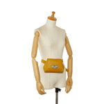 Bottega Veneta -- Yellow Leather Shoulder Bag (Pre-Owned)