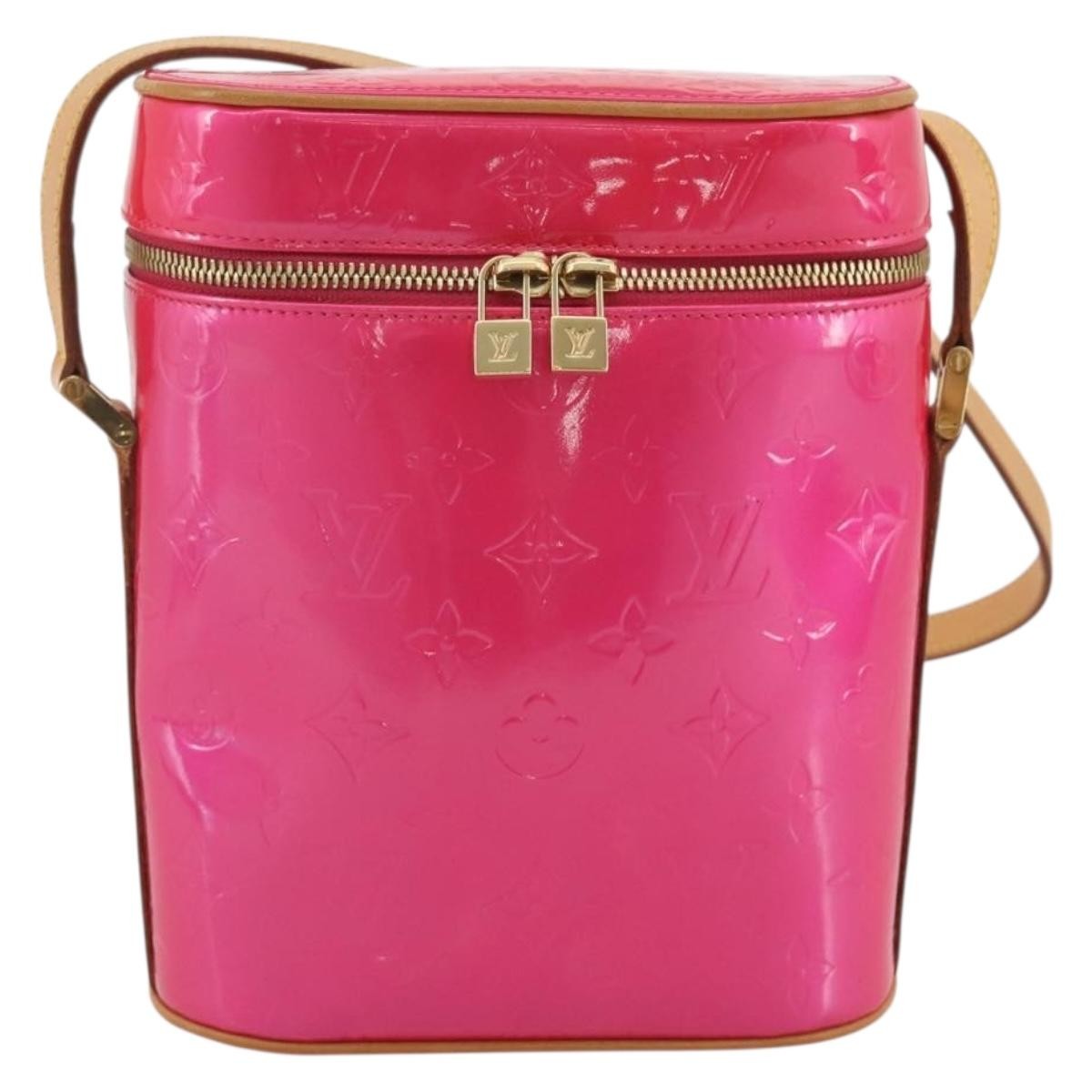 Louis Vuitton Sullivan Monogram Vernis Pink Patent_Leather Shoulder Bag Bag (Pre-Owned)