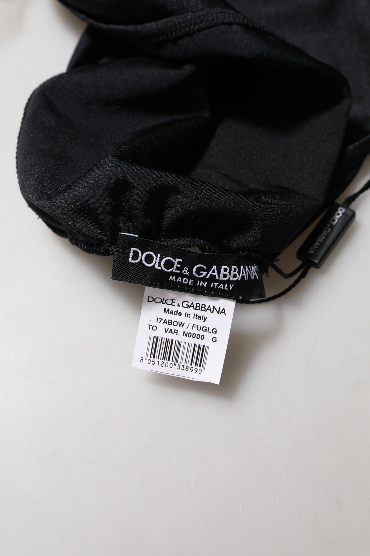 Dolce & Gabbana Black Nylon Blend Bandeau Strapless Tube Women's Top (Pre-Owned)