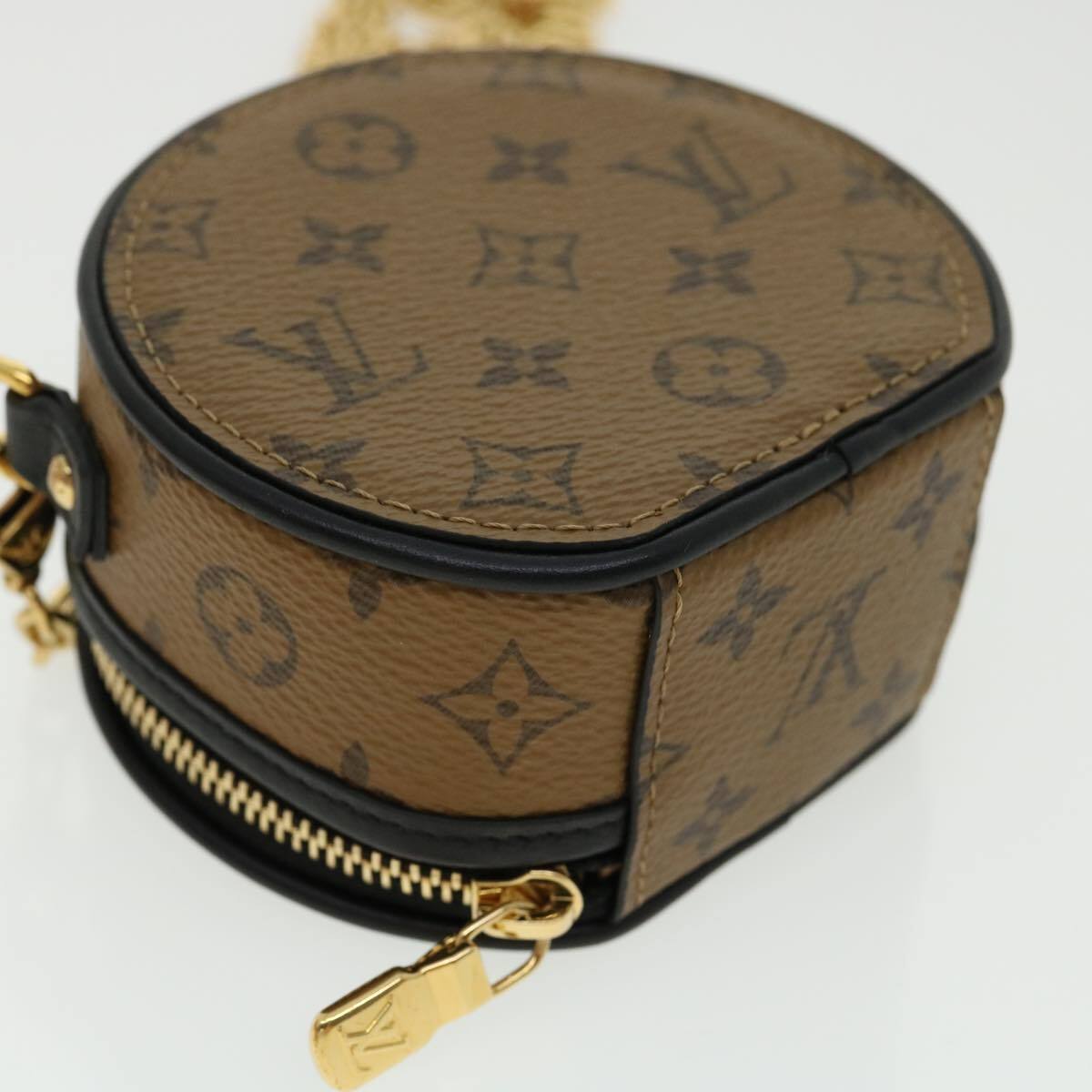 Louis Vuitton Boite Chapeau Souple Reverse Monogram Giant Brown Canvas Bag (Pre-Owned)