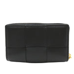 Bottega Veneta Cassette Black Leather Wallet  (Pre-Owned)