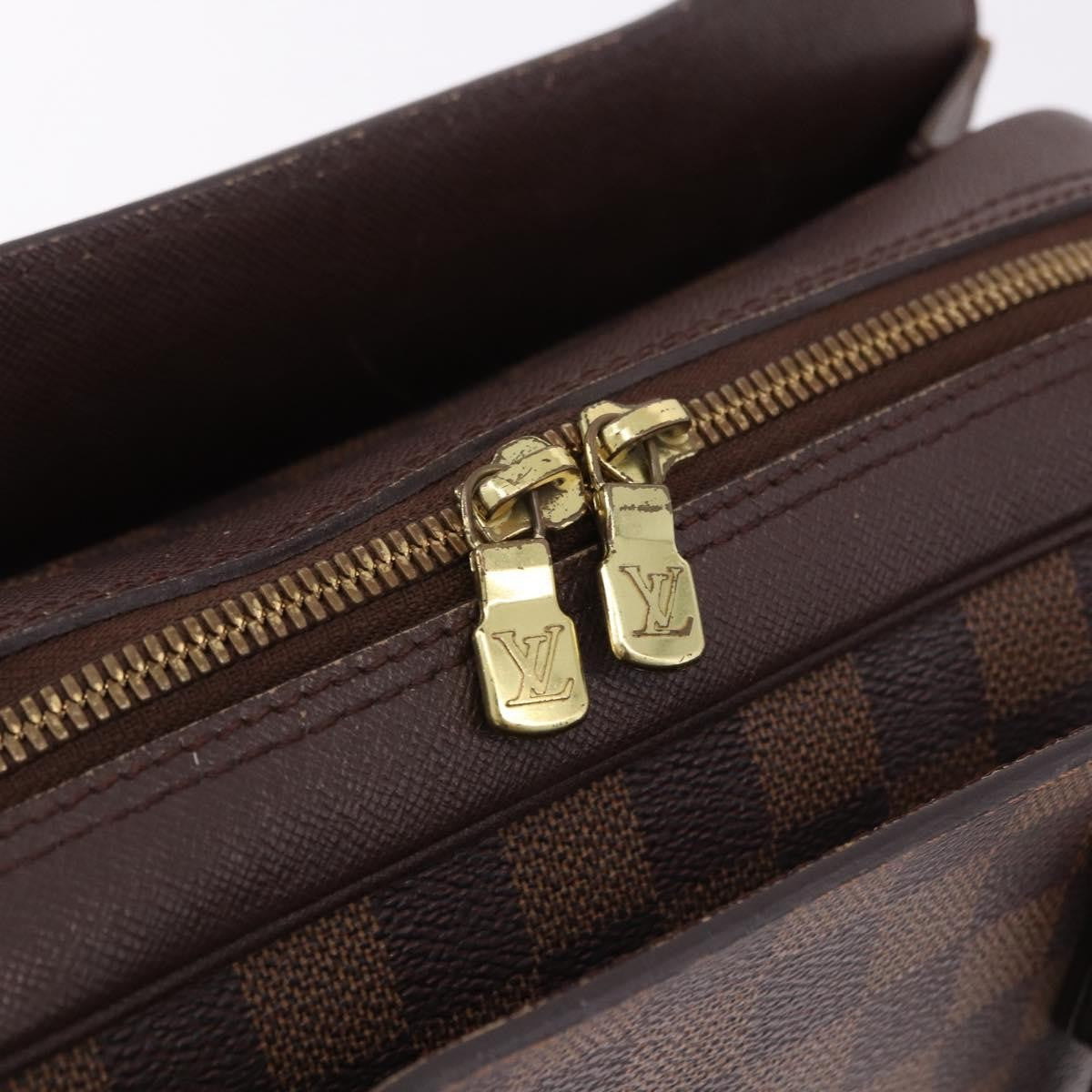 Louis Vuitton Triana Damier Brown Canvas Handbag (Pre-Owned)