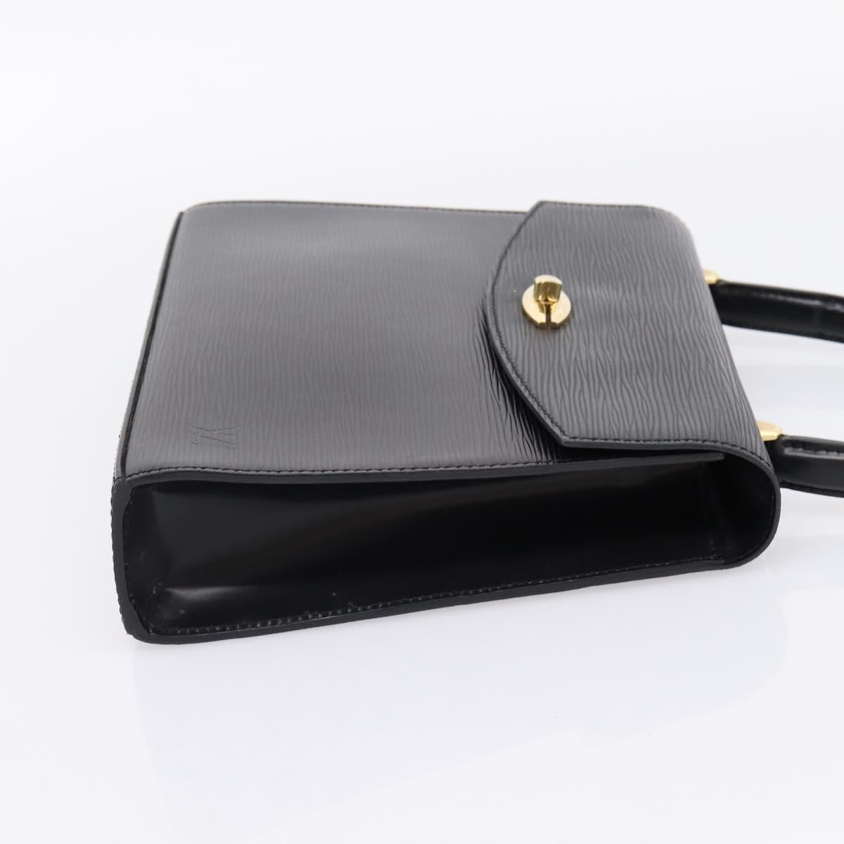 Louis Vuitton Malesherbes Epi Leather Black Leather Handbag (Pre-Owned)
