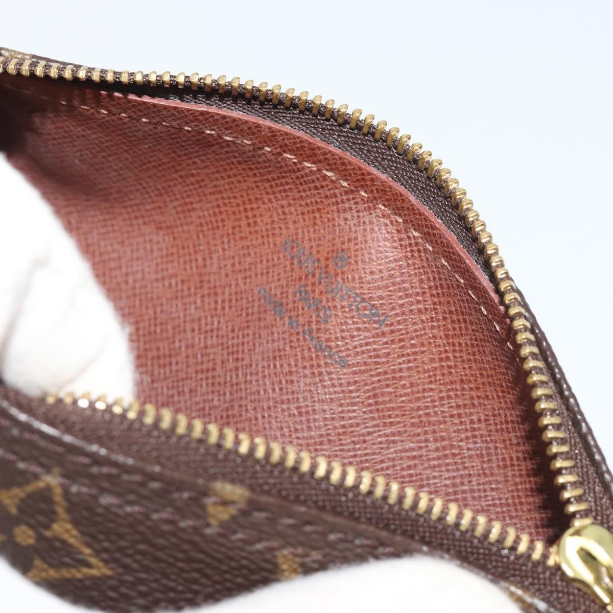 Louis Vuitton Papillon Pochette Monogram Canvas Brown Canvas Clutche & Pouche Bag (Pre-Owned)