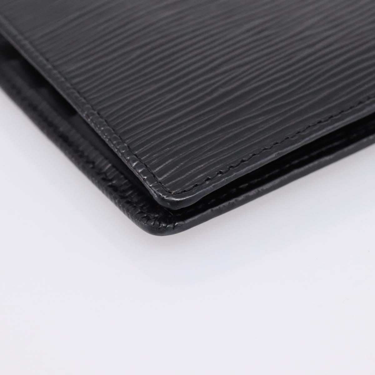 Louis Vuitton Marco Epi Leather Black Leather Wallets Accessory (Pre-Owned)