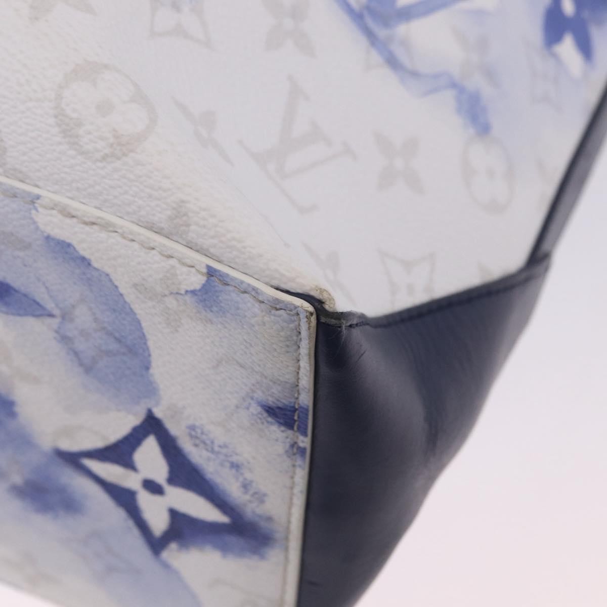 Louis Vuitton New Limited Edition Monogram Watercolor Canvas Blue Canvas Tote Bag Bag (Pre-Owned)