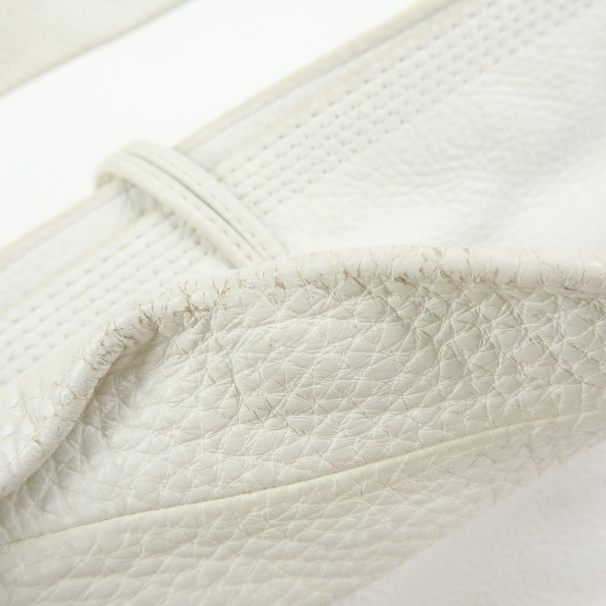 Celine Bittersweet Leather White Leather Handbag (Pre-Owned)