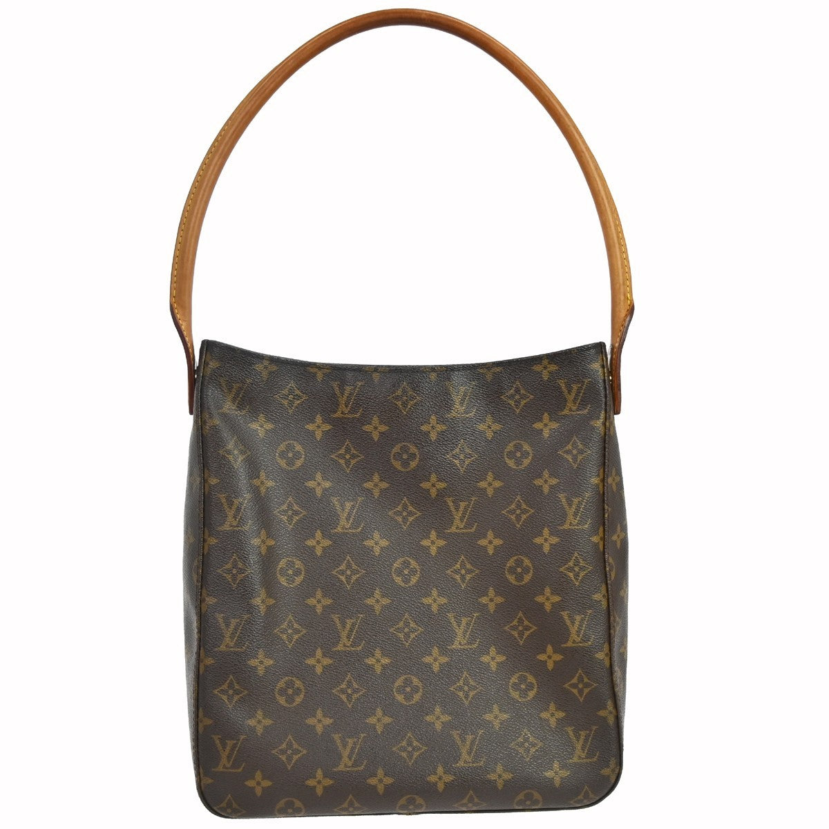 Louis Vuitton Looping Monogram Canvas Brown Canvas Handbag (Pre-Owned)