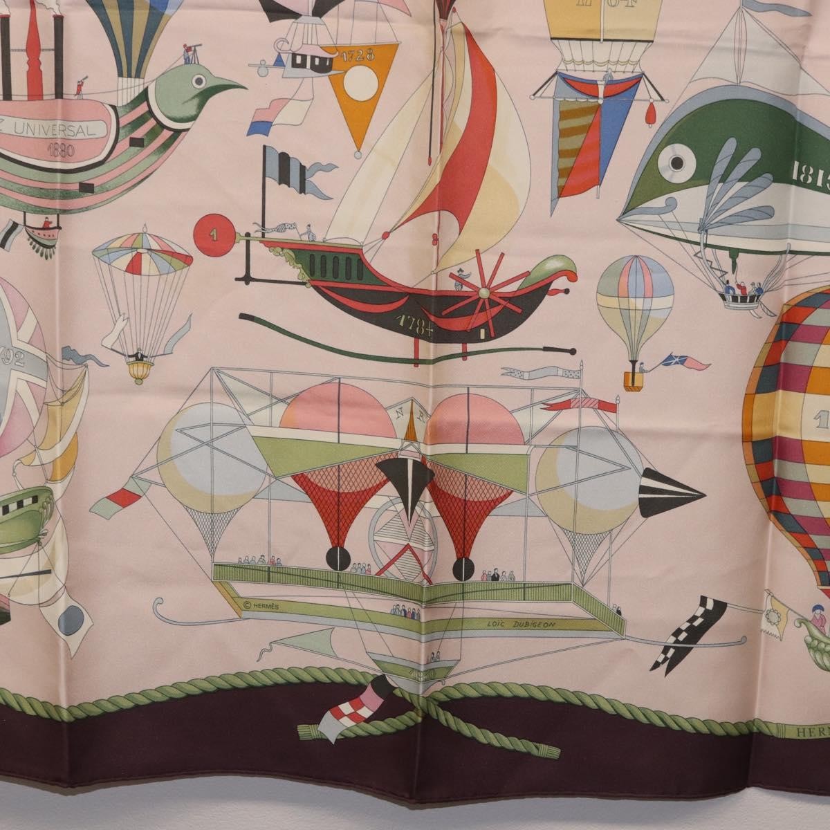 Hermes Carré 90 Silk Multicolor Pink Silk Scarve & Shawl Accessory (Pre-Owned)