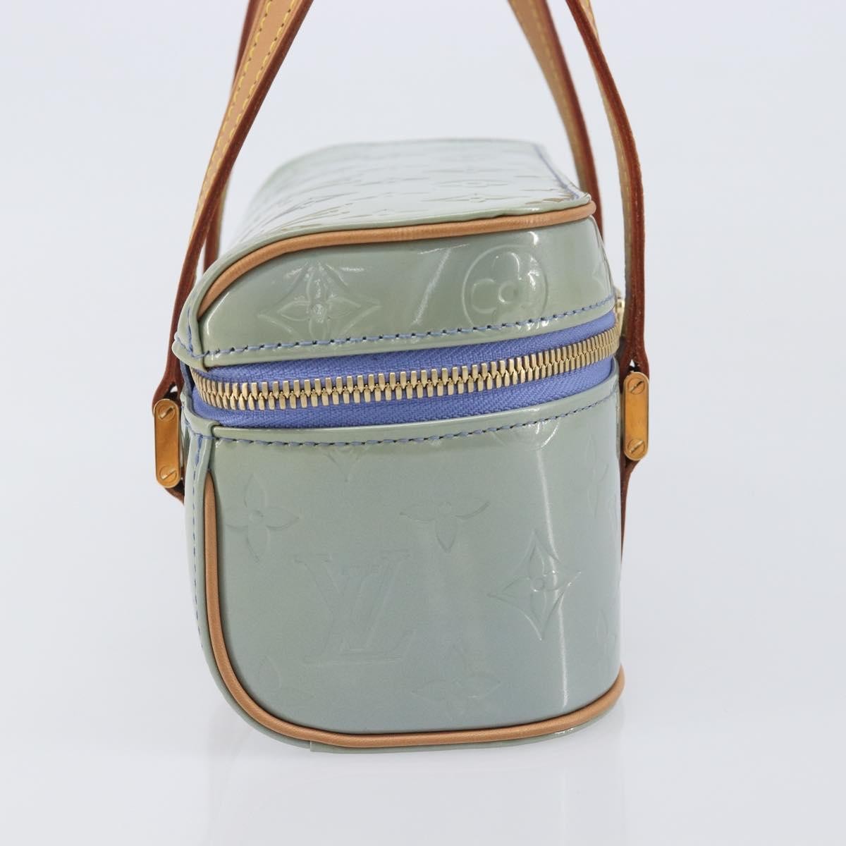 Louis Vuitton Sullivan Horizontal Monogram Vernis Purple Patent_Leather Handbag (Pre-Owned)