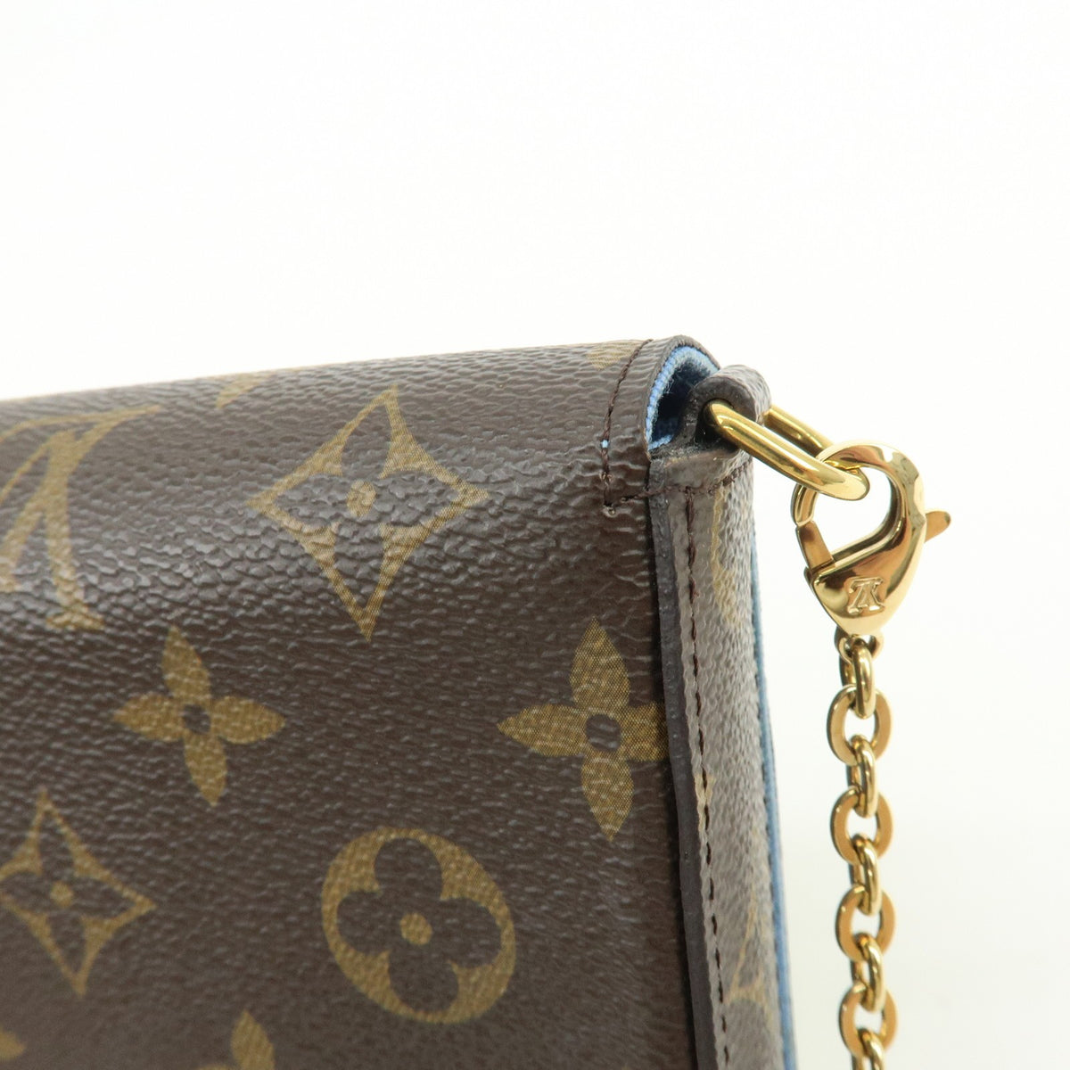 Louis Vuitton Felicie Pochette Limited Edition Vivienne Xmas Monogram Canvas Brown Canvas Clutche & Pouche Bag (Pre-Owned)